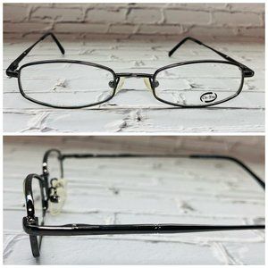 Ce-Tru Kids Rectangular Grey Eyeglasses Glasses Frames NWOT